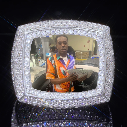 3D CUSTOM PICTURE ICED RING