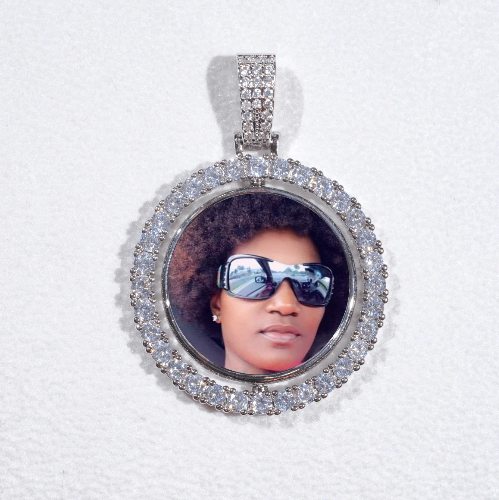 3D Spinning 2-Faced Custom Picture Pendant