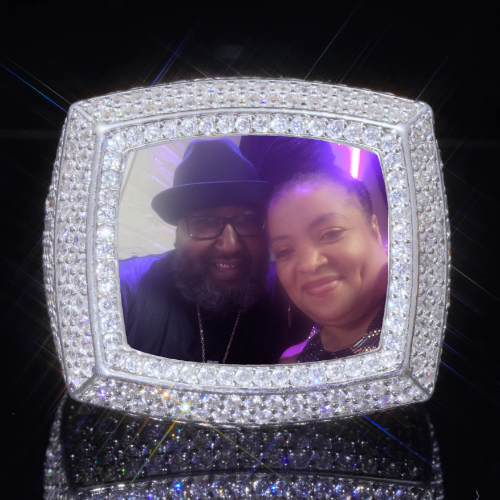 3D CUSTOM PICTURE ICED RING