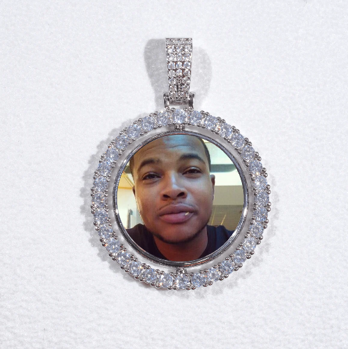 3D Spinning 2-Faced Custom Picture Pendant