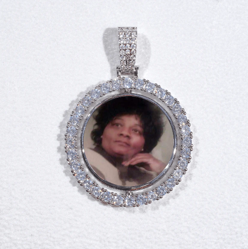 3D Spinning 2-Faced Custom Picture Pendant