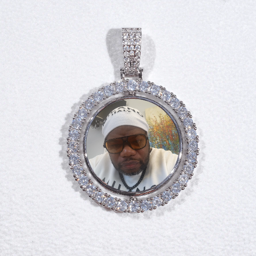 3D Spinning 2-Faced Custom Picture Pendant