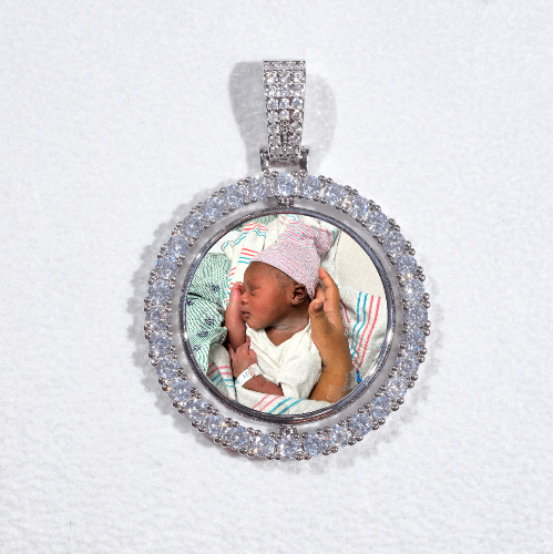 3D Spinning 2-Faced Custom Picture Pendant