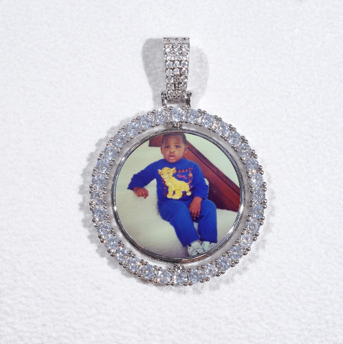 3D Spinning 2-Faced Custom Picture Pendant