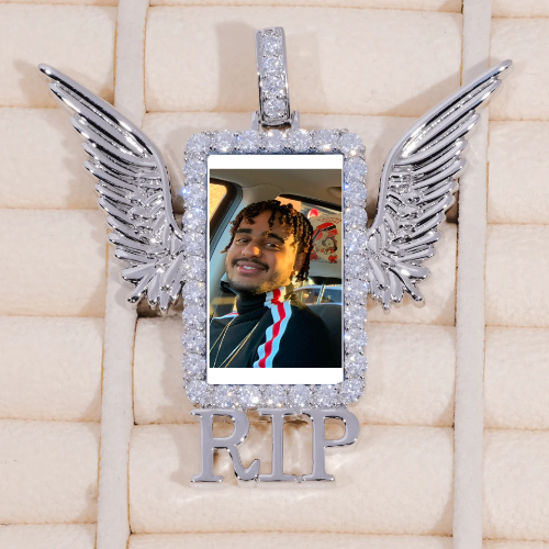 RIP WING 3D CUSTOM PICTURE PENDANT