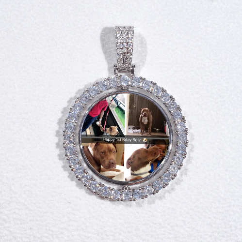 3D Spinning 2-Faced Custom Picture Pendant