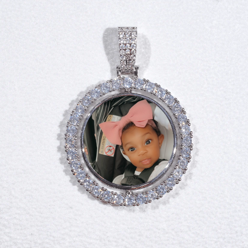 3D Spinning 2-Faced Custom Picture Pendant