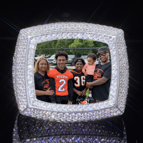 3D CUSTOM PICTURE ICED RING