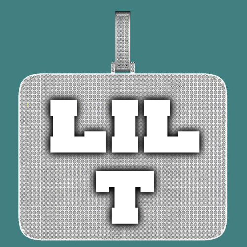 CUSTOM LETTER NECKLACE 3D BIG SQUARE