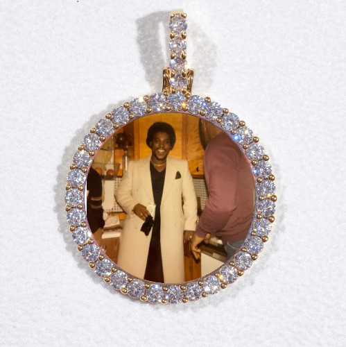 3D CIRCLE CUSTOM PICTURE PENDANT SMALL SIZE