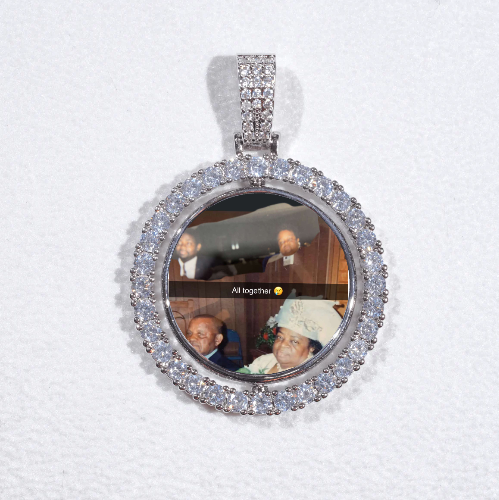 3D Spinning 2-Faced Custom Picture Pendant