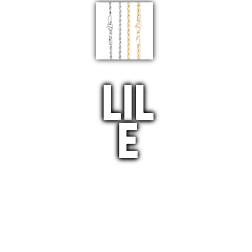 Custom Letters Baguette Two Layer Necklace