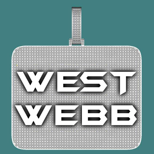 CUSTOM LETTER NECKLACE 3D BIG SQUARE