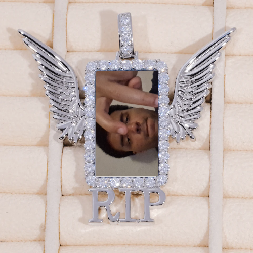 RIP WING 3D CUSTOM PICTURE PENDANT