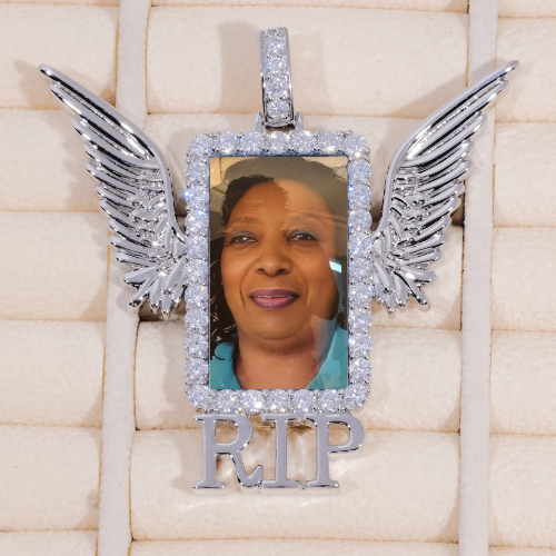 RIP WING 3D CUSTOM PICTURE PENDANT