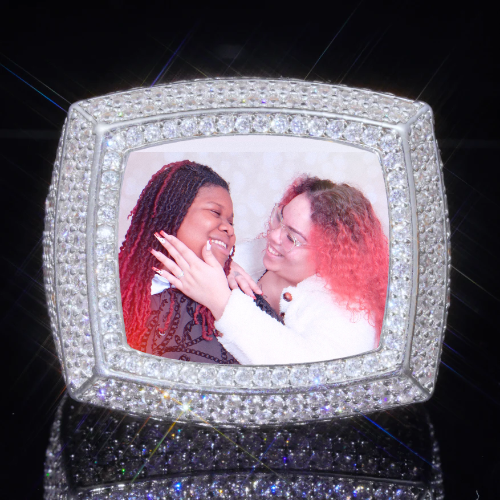 3D CUSTOM PICTURE ICED RING
