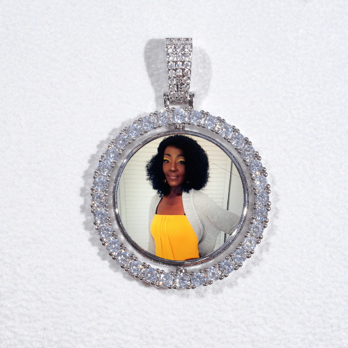 3D Spinning 2-Faced Custom Picture Pendant