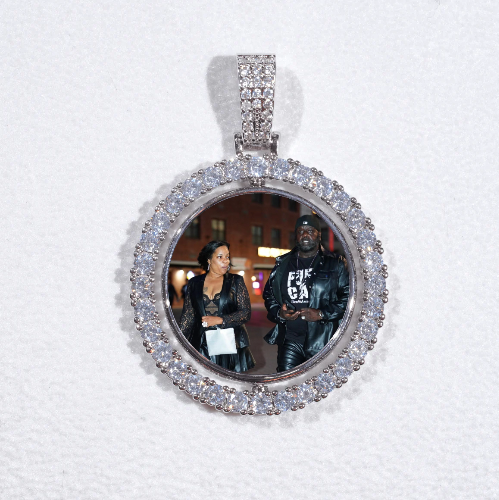3D Spinning 2-Faced Custom Picture Pendant