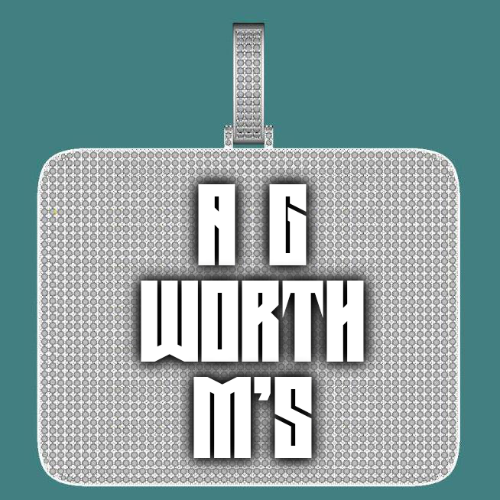CUSTOM LETTER NECKLACE 3D BIG SQUARE