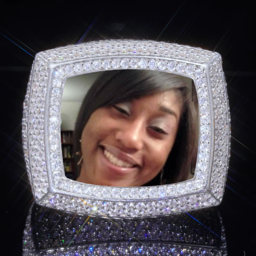 3D CUSTOM PICTURE ICED RING