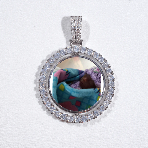 3D Spinning 2-Faced Custom Picture Pendant