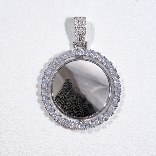 3D Spinning 2-Faced Custom Picture Pendant