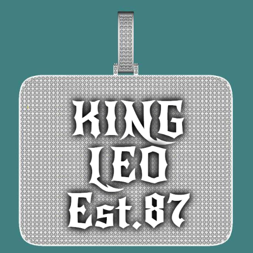 CUSTOM LETTER NECKLACE 3D BIG SQUARE