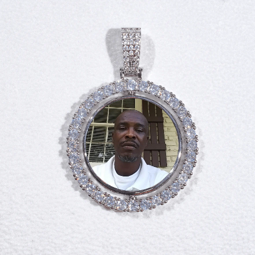 3D Spinning 2-Faced Custom Picture Pendant