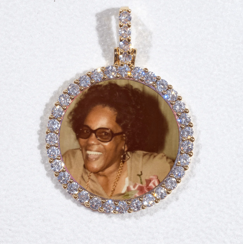 3D CIRCLE CUSTOM PICTURE PENDANT SMALL SIZE