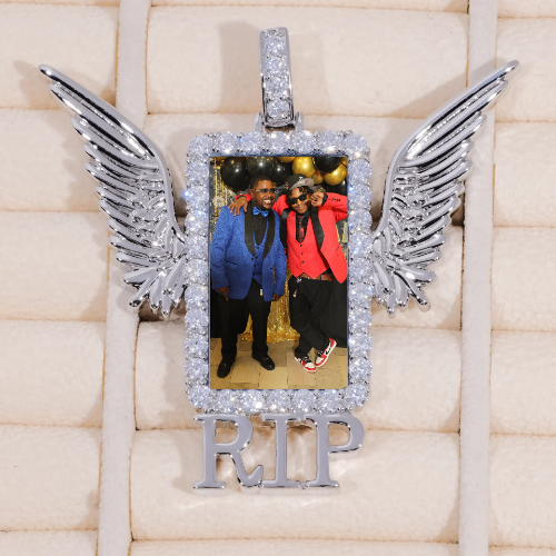RIP WING 3D CUSTOM PICTURE PENDANT