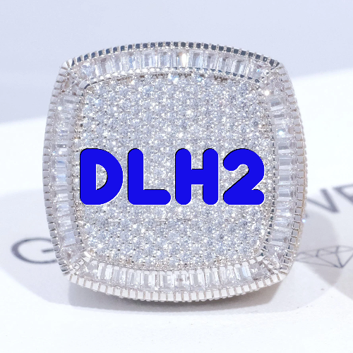 CUSTOM LETTER 3D ICED RING
