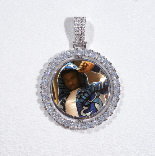 3D Spinning 2-Faced Custom Picture Pendant