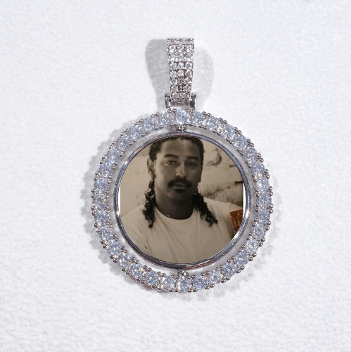 3D Spinning 2-Faced Custom Picture Pendant