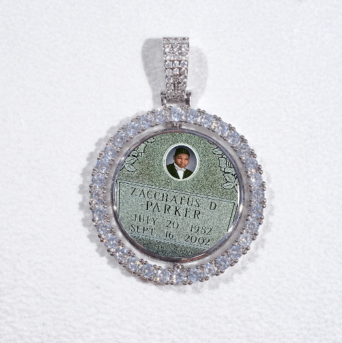 3D Spinning 2-Faced Custom Picture Pendant