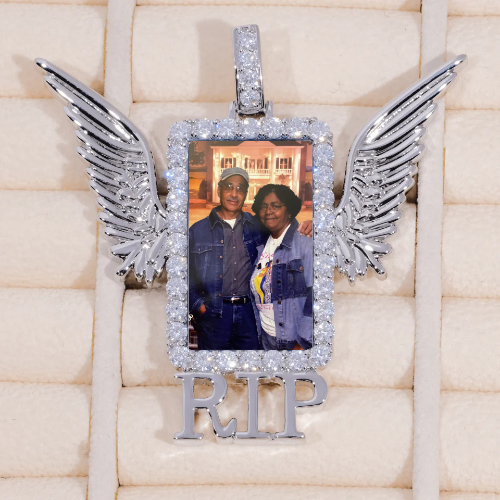 RIP WING 3D CUSTOM PICTURE PENDANT