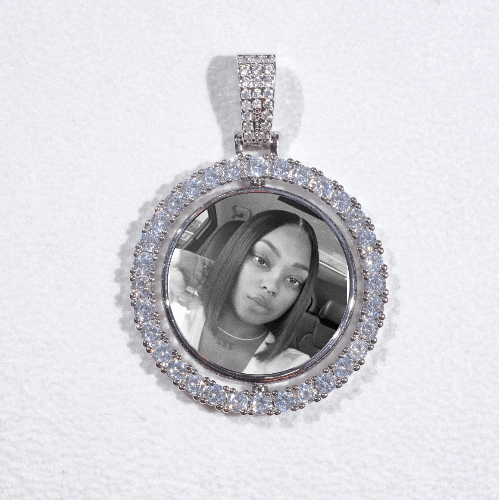 3D Spinning 2-Faced Custom Picture Pendant
