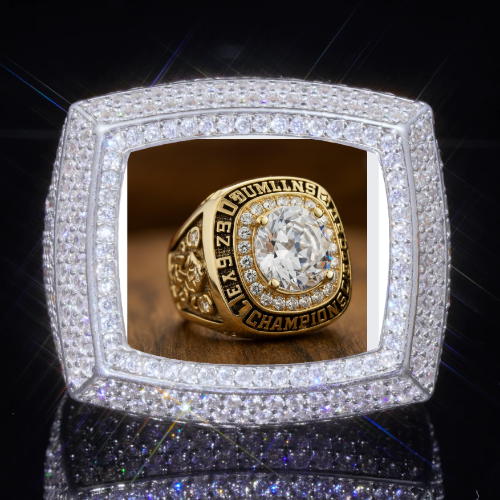 3D CUSTOM PICTURE ICED RING