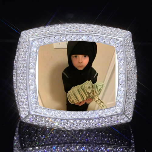 3D CUSTOM PICTURE ICED RING