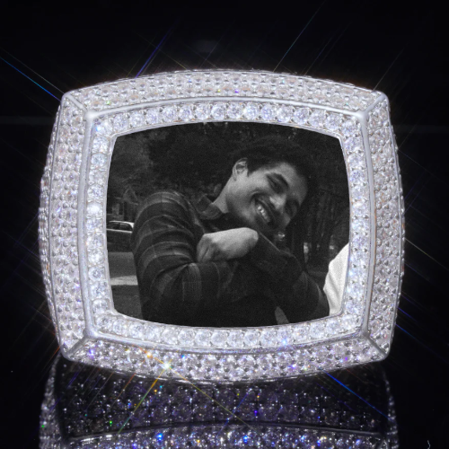 3D CUSTOM PICTURE ICED RING
