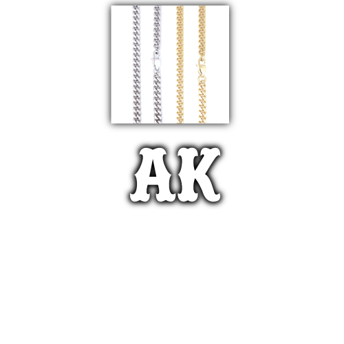 Custom Letters Freibeuter Font Necklace