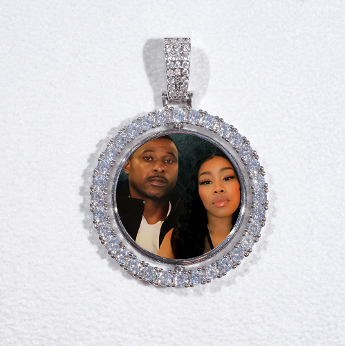 3D Spinning 2-Faced Custom Picture Pendant