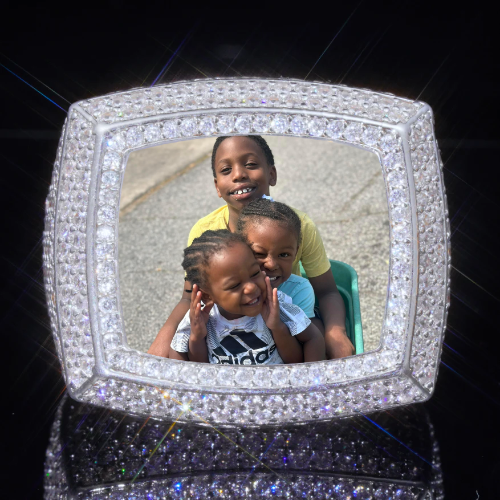 3D CUSTOM PICTURE ICED RING