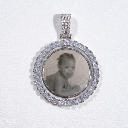 3D Spinning 2-Faced Custom Picture Pendant