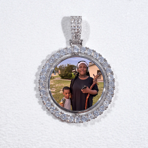 3D Spinning 2-Faced Custom Picture Pendant