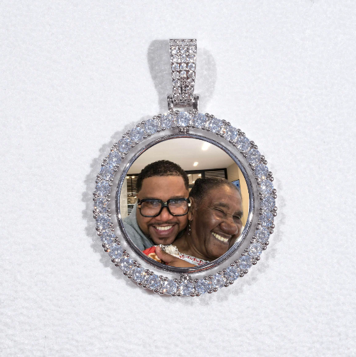 3D Spinning 2-Faced Custom Picture Pendant