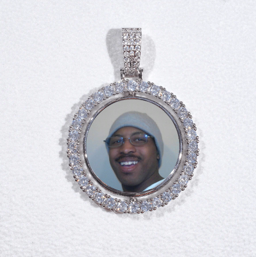 3D Spinning 2-Faced Custom Picture Pendant
