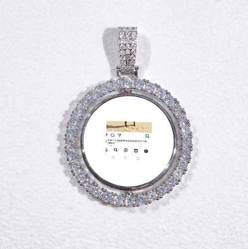 3D Spinning 2-Faced Custom Picture Pendant