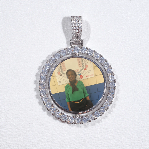3D Spinning 2-Faced Custom Picture Pendant