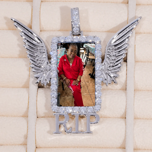 RIP WING 3D CUSTOM PICTURE PENDANT