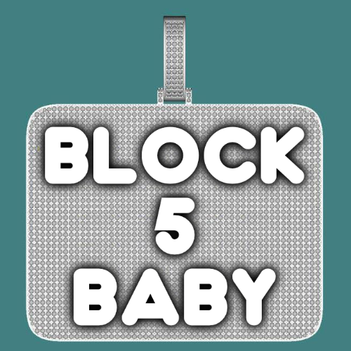 CUSTOM LETTER NECKLACE 3D BIG SQUARE